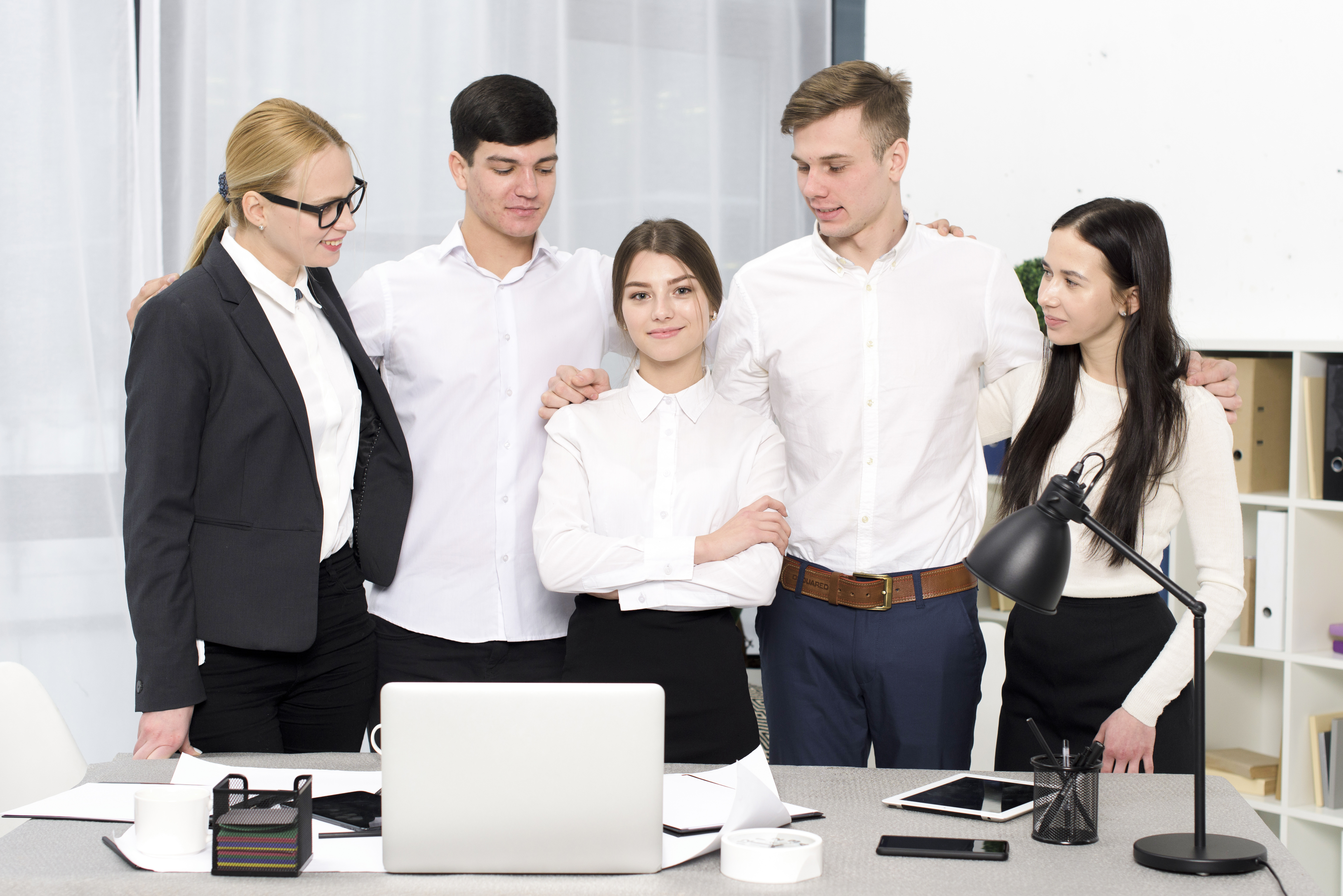 Engineering team in discussion